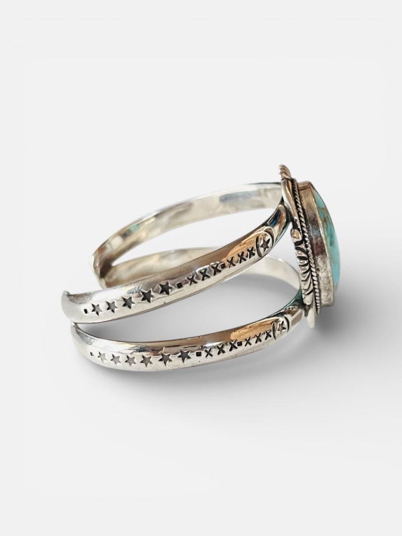 VINTAGE ビンテージ ターコイズ バングル　ブレスレット シルバー925