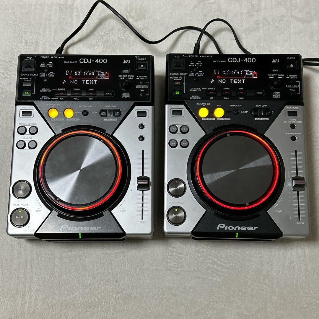 PIONEER パイオニア CDJ-400 2台セット DJマルチプレーヤー
