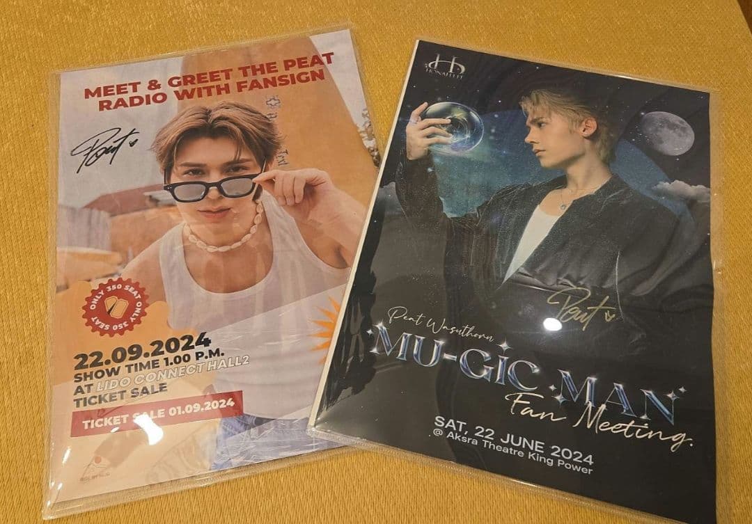 Peat ファンミ　特典サイン入りポスター FortPeat