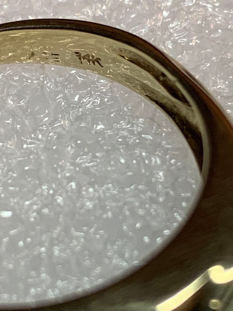 14K ペリドット リング 3.85ｇ