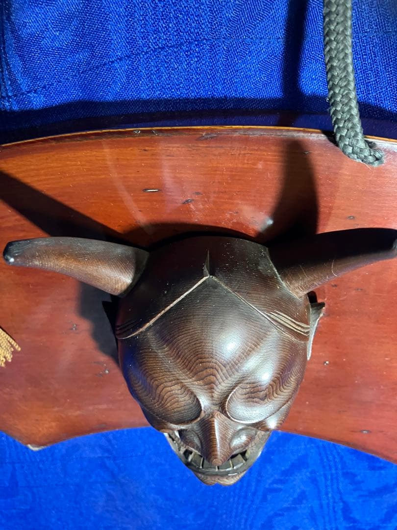 般若　木製 能面 鬼の顔　般若の壁掛け