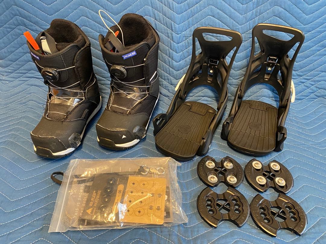Burton StepOn キッズZipline ブーツ22cmとバインLセット