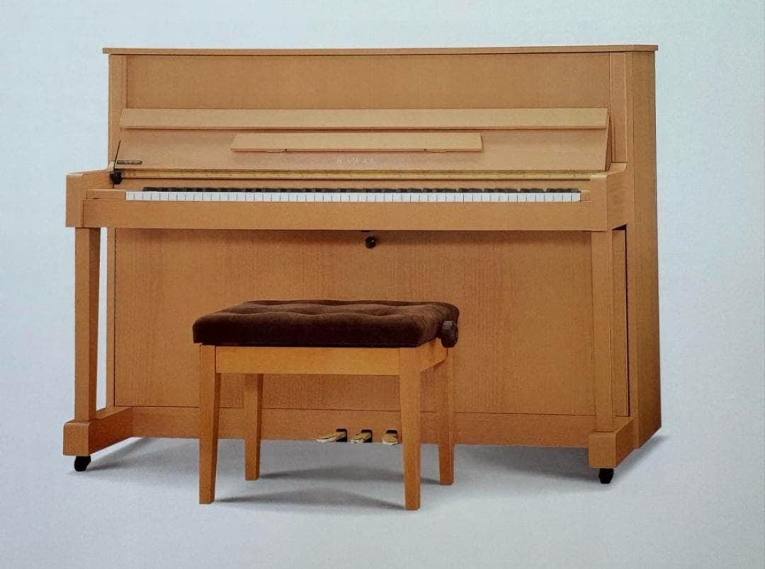 1月いっぱいまでの投稿です　値下げ無し　カワイ　ピアノ　KAWAI K-18B