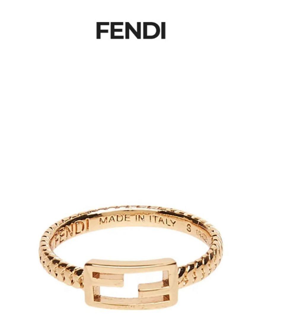 FENDI♡バケットリング ゴールド