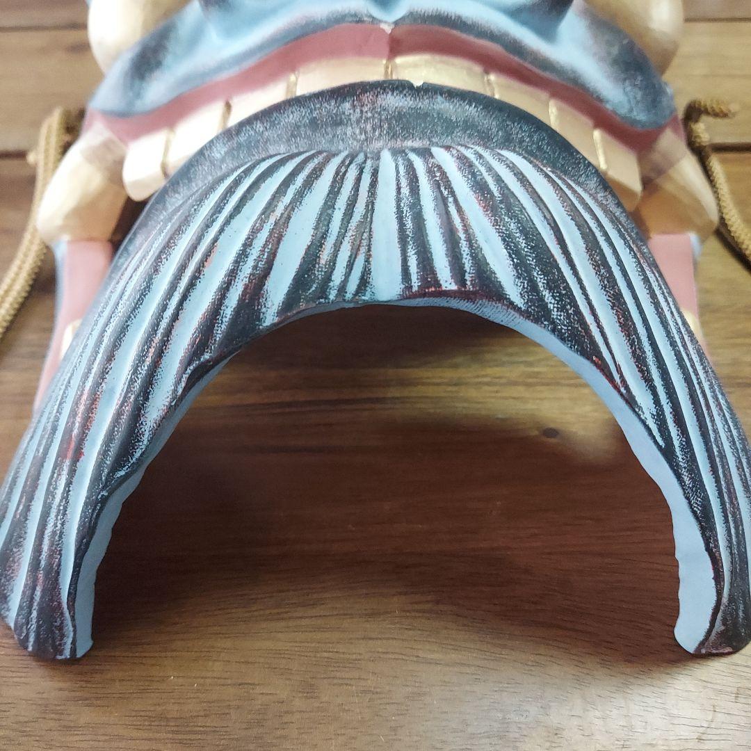 神代人形工房　中島技芸　鬼瓦　鬼面