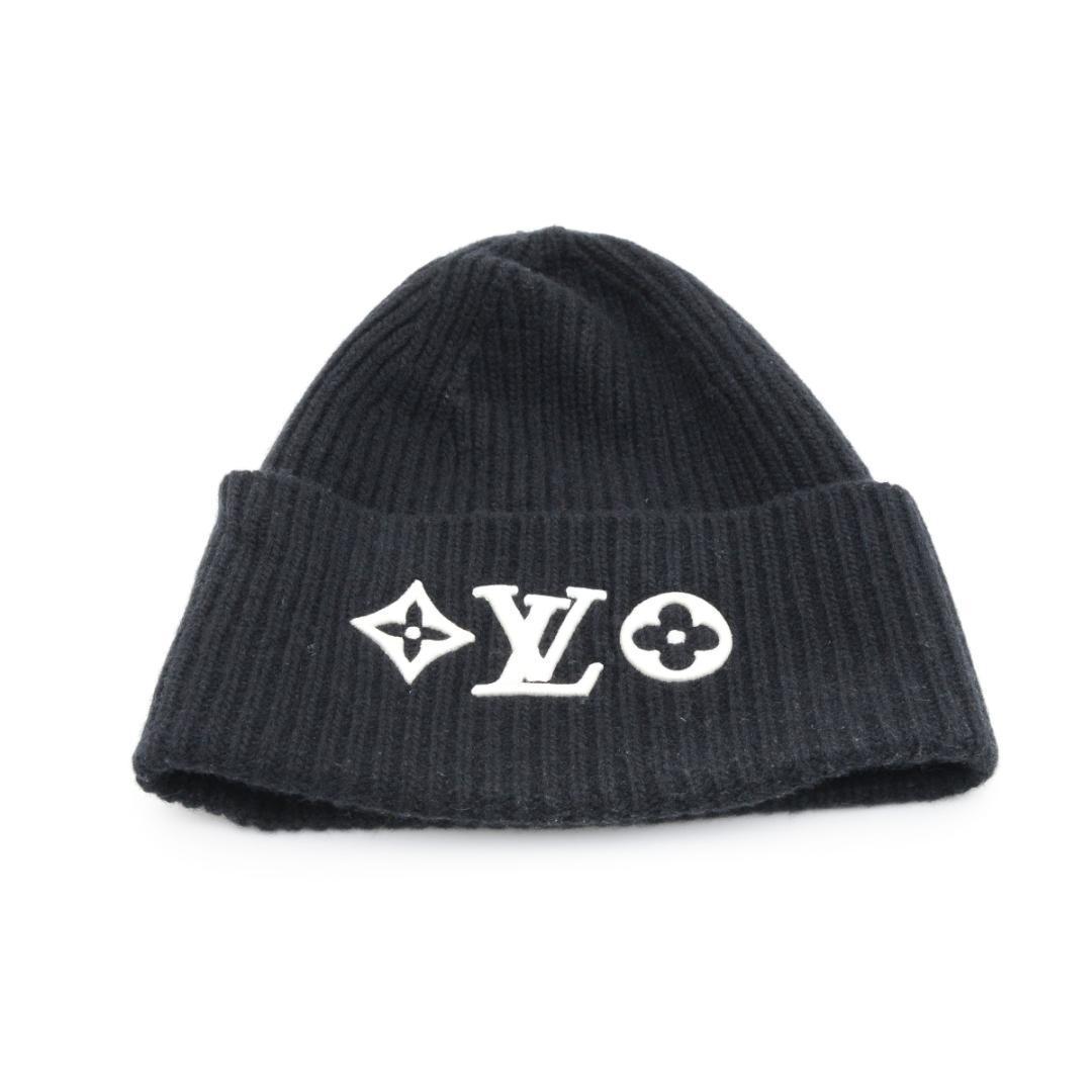 【美品】ルイヴィトン モノグラム ビーニー M77872 ニット ビーニー