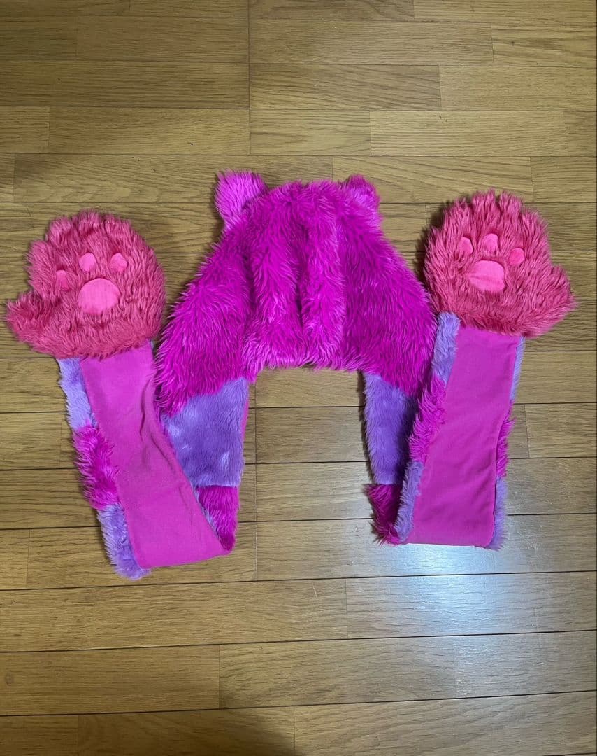 チェシャ猫 マフラーキャップ ディズニー 美品