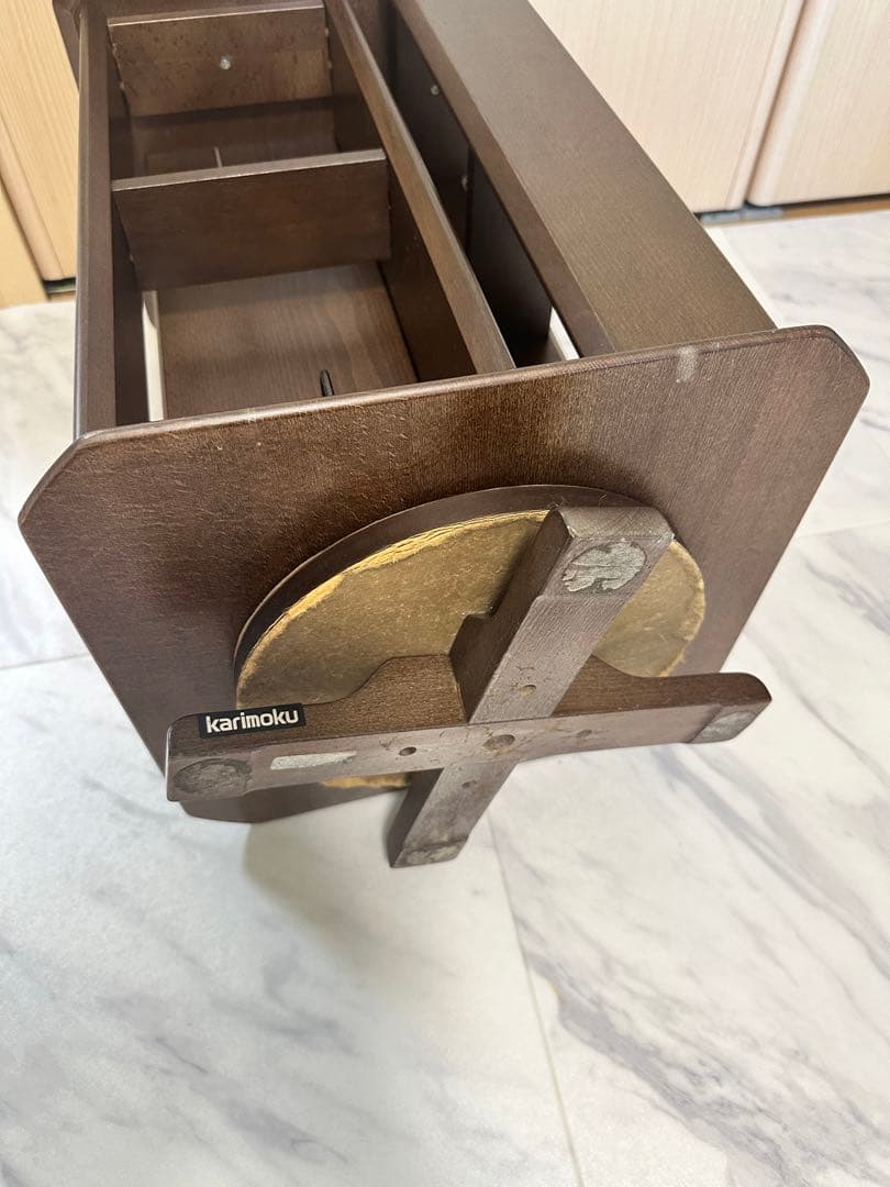 カリモクkarimoku収納ラック回転式
