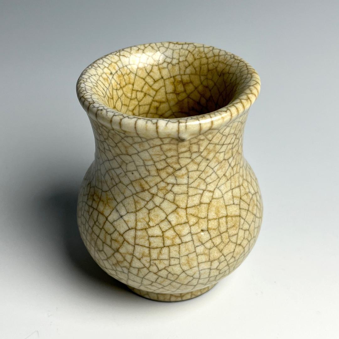 哥窯瓶 中国古玩 中国美術 旧家蔵出 A933