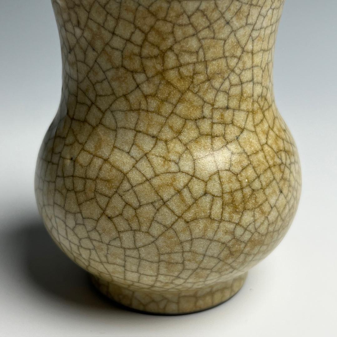 哥窯瓶 中国古玩 中国美術 旧家蔵出 A933