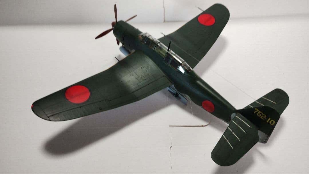 プラモデル完成機　1/48　艦上攻撃機「流星改」