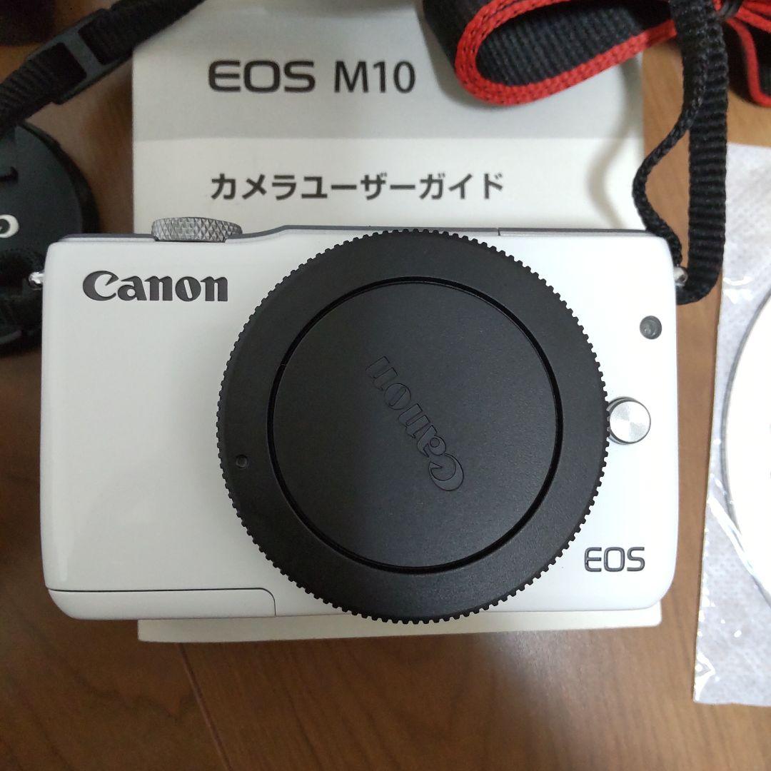 Canon ミラーレス一眼カメラ EOS M10 ケース付き ダブルズームキット