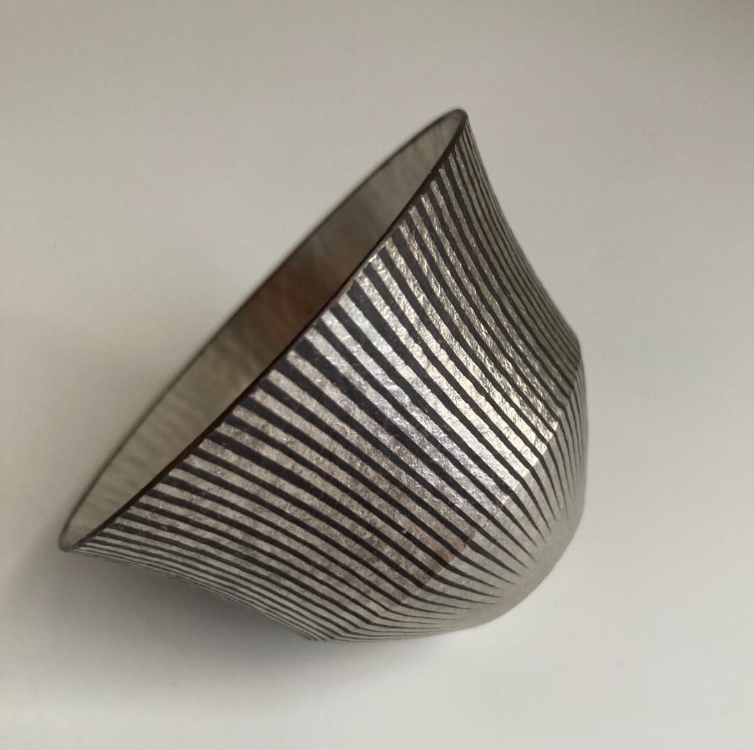 錫色酒器　KURACCO 浦中廣太郎　『冬雨』　おちょこ　ぐい呑み