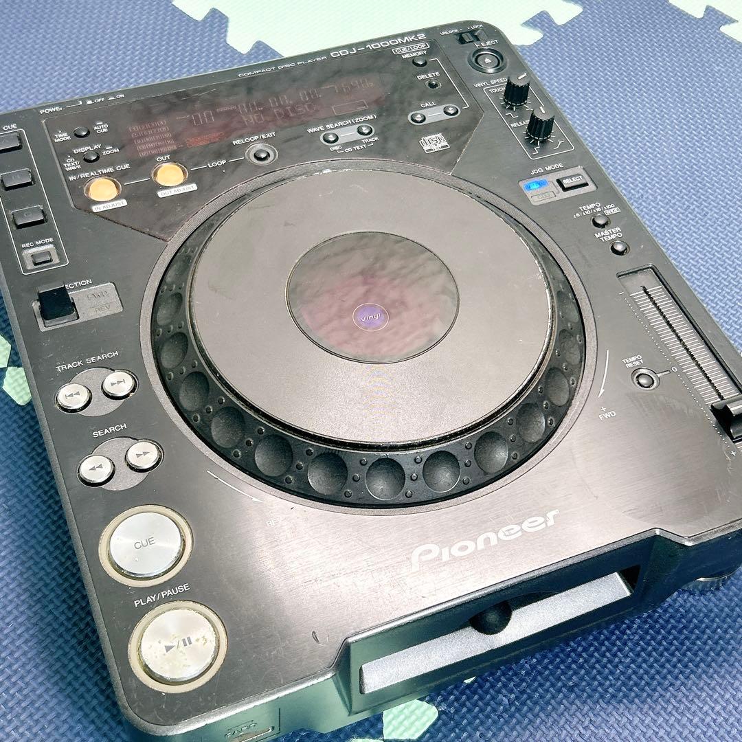 パイオニア プロフェッショナルCDプレーヤー ブラック CDJ-1000MK2