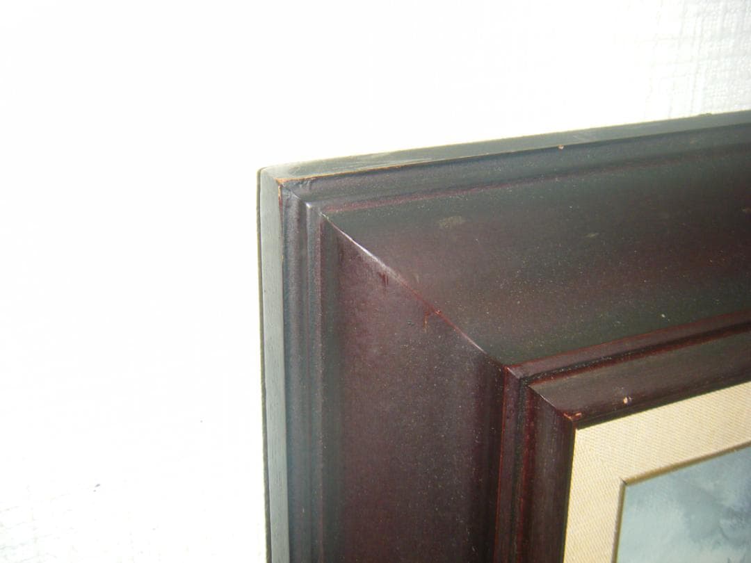 絵画　作者不詳　サイン有　油彩6号　風景画　J193