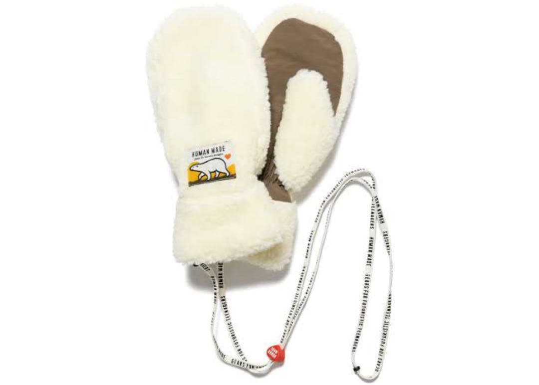 HUMAN MADE(ヒューマンメイド) ボア フリース ミトン ダム 手袋