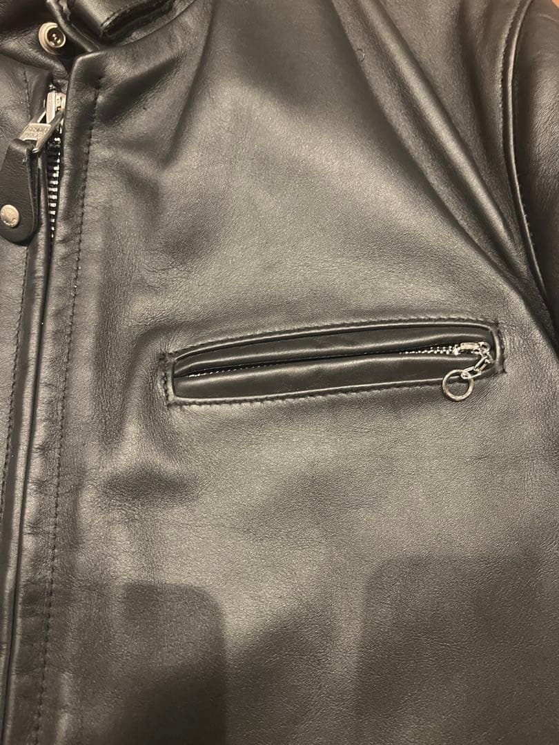 Schott USA LINE 641 ステアハイド シングルライダース