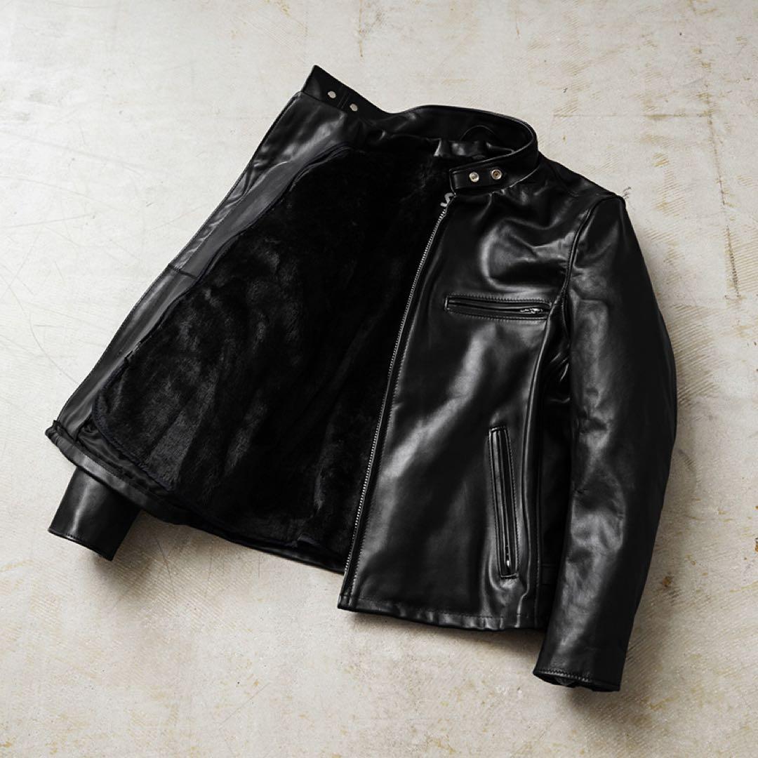 Schott USA LINE 641 ステアハイド シングルライダース