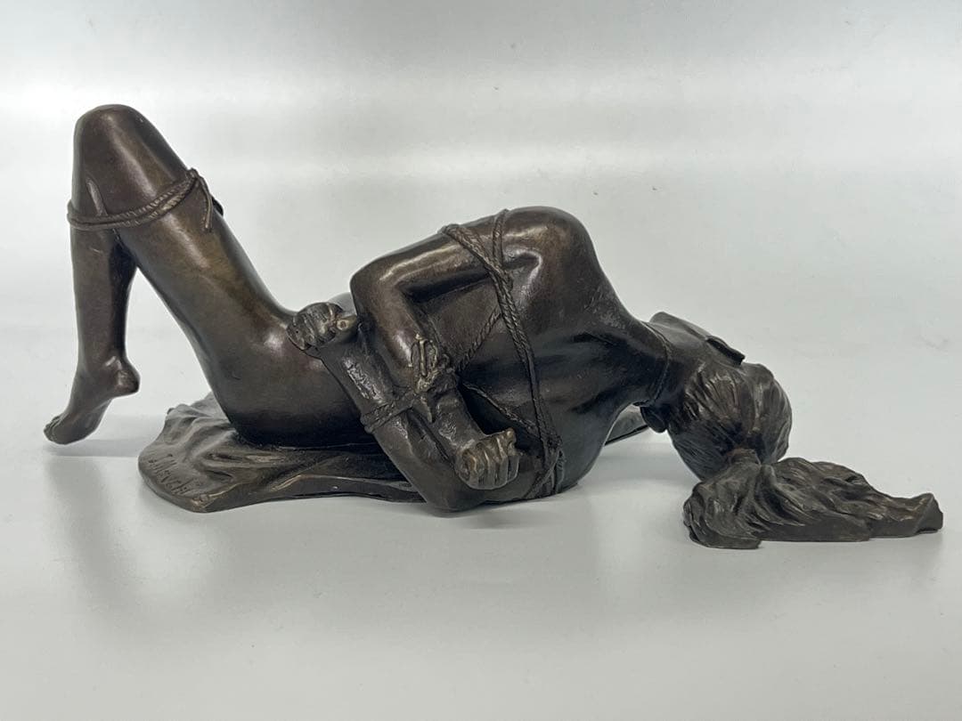 古美術　人物　古銅製　重さ：2318g