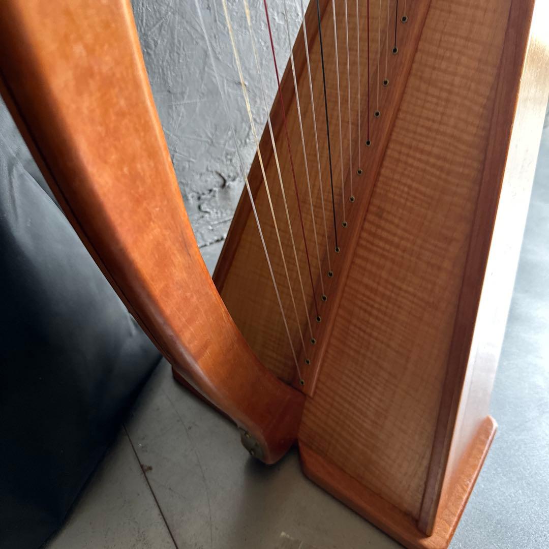 明日削除❣️ハープ22弦　弦たくさんついてます！中古