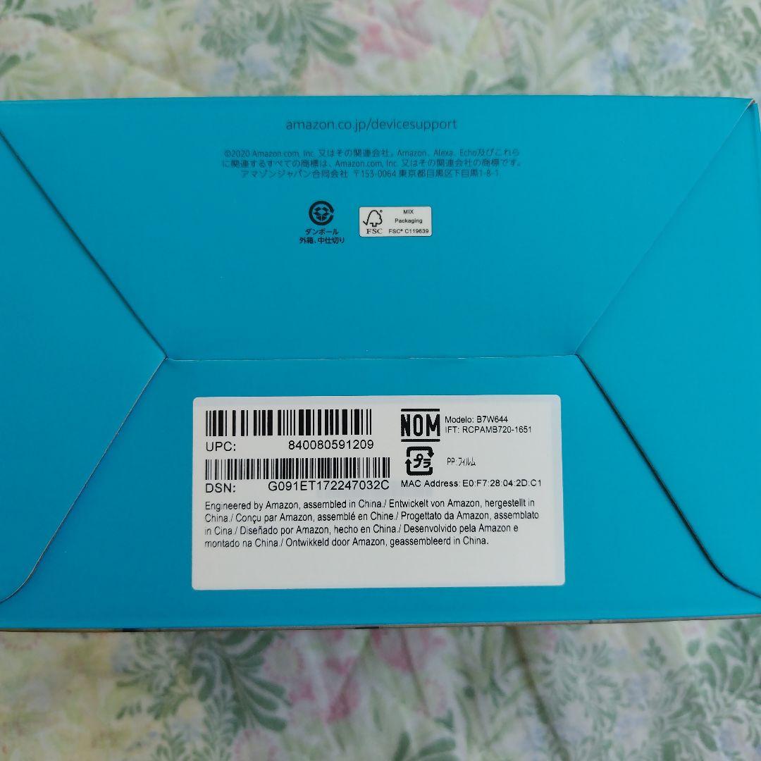 k*7様 新品　Amazon　Echo　dot　with clock　エコードッ