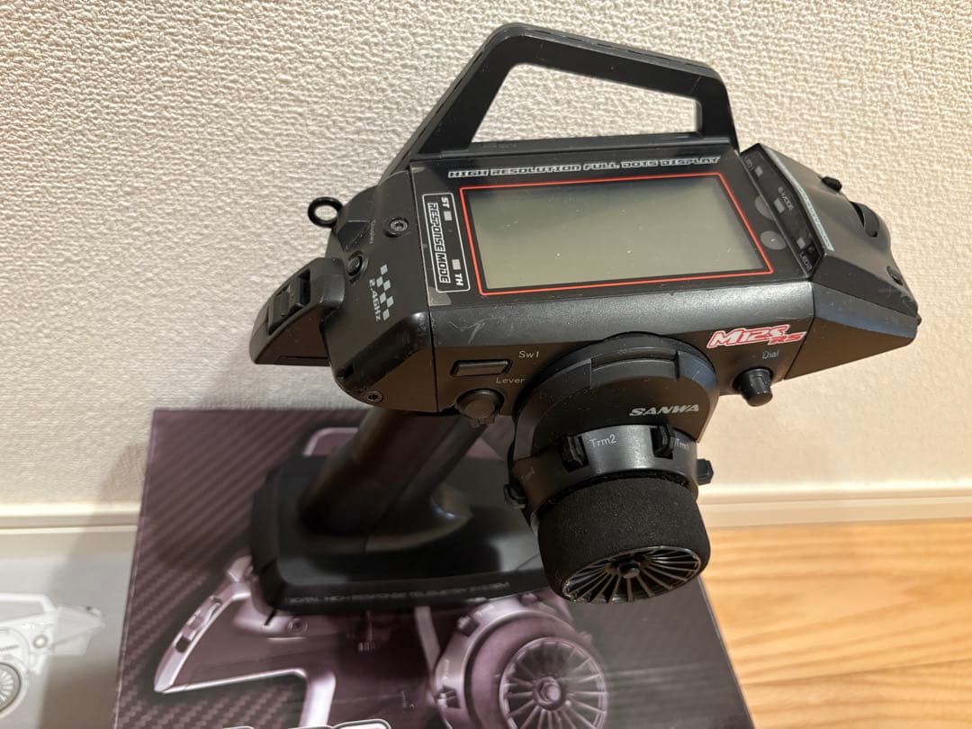 サンワ SANWA M12SRS 受信機 RX-482 リフェバッテリー2本付き