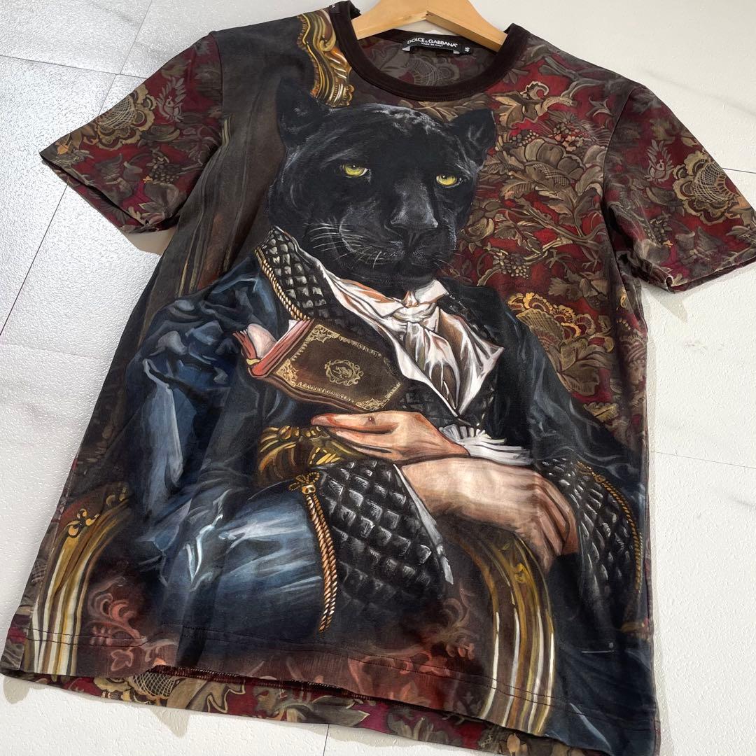 入手困難✨ ドルチェアンドガッバーナ ヒョウ 柄シャツ メンズ 総柄 コットン