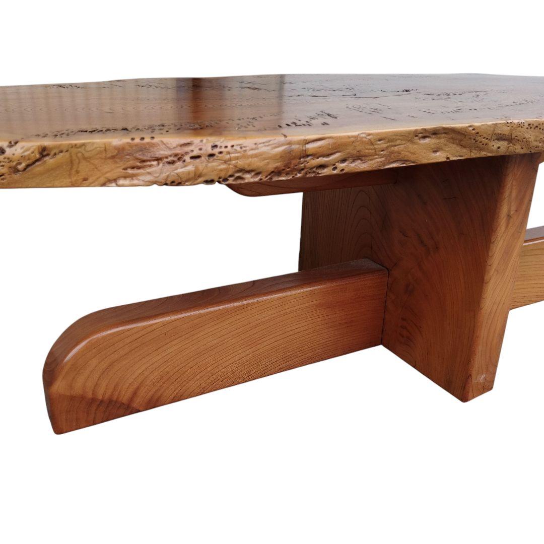 一枚板 無垢材 テーブルベンチ 長椅子 チェア 昭和レトロ