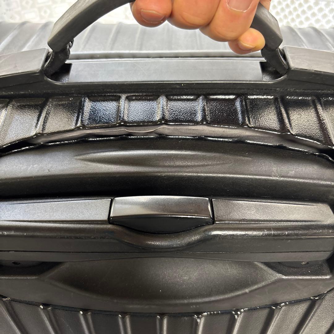 【破損】RIMOWA リモワ　サルサ　マットブラック スーツケース　4輪　87L