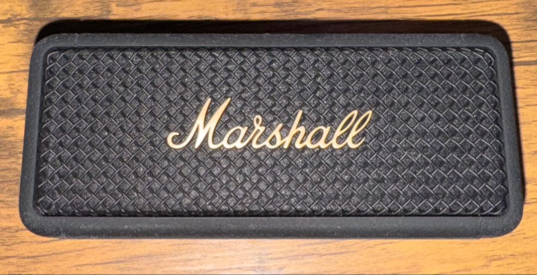 Marshall スピーカーEmberton ブラック&ブラス 連続再生20時間