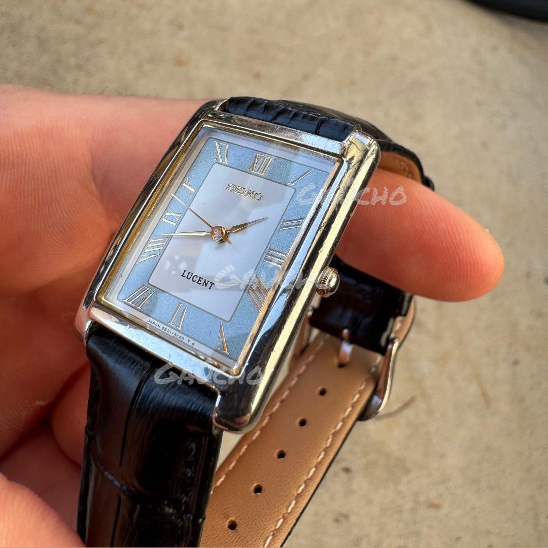 【新品電池】seikoレクタンギュラー スクエア ヴィンテージ tank 美品