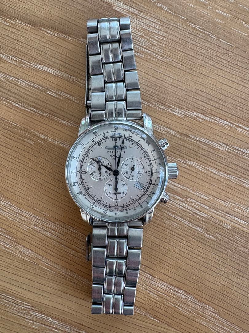 ZEPPELIN クロノグラフ 腕時計 100m防水