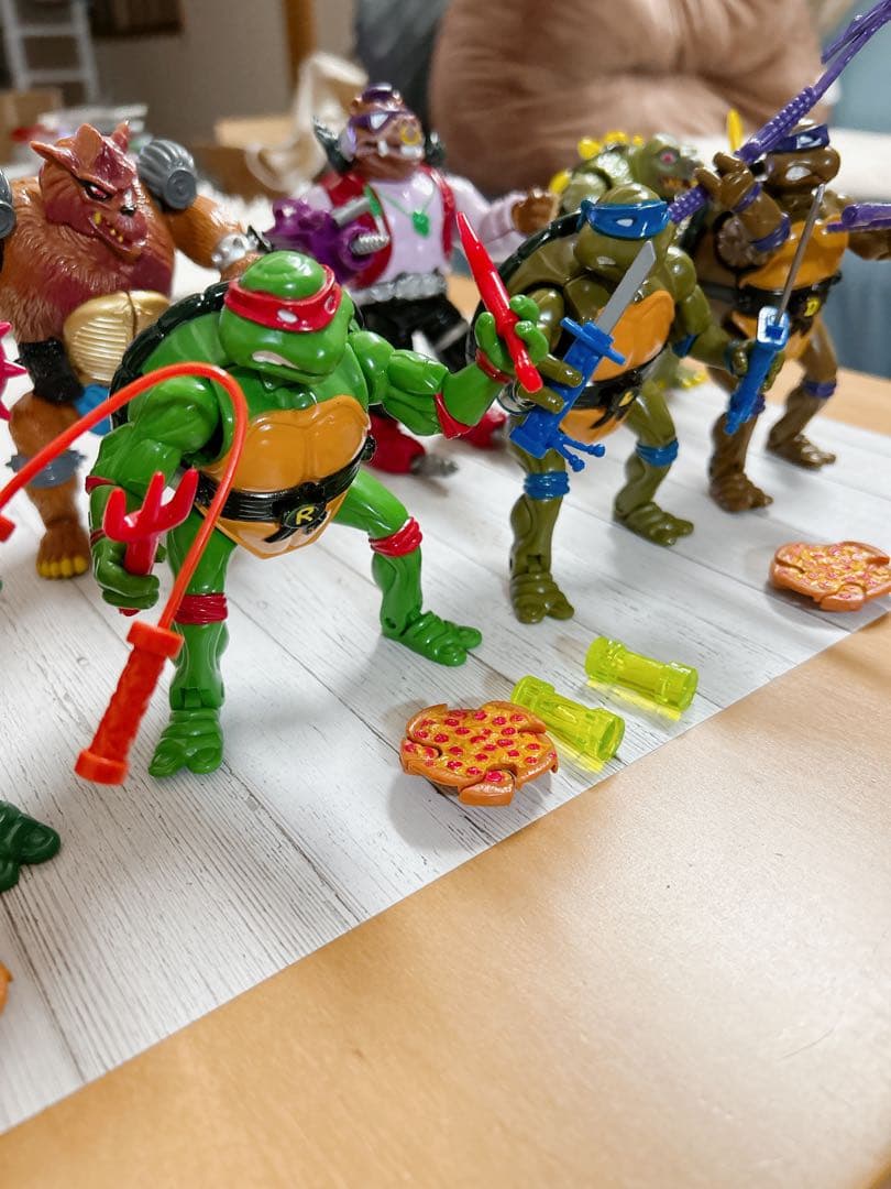 ミュータント・タートルズ アクション　フィギュア 8体セット