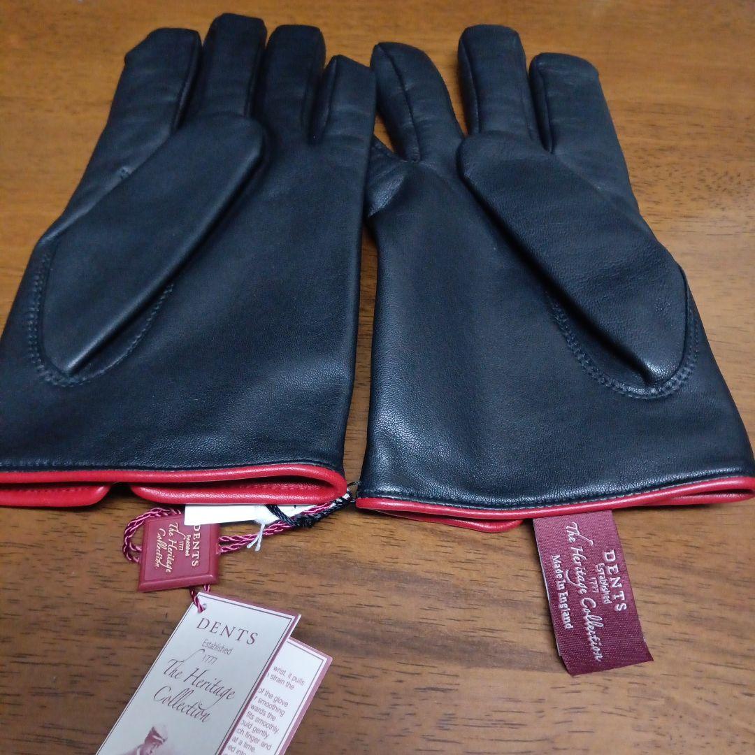 DENTS 羊革手袋（裏カシミア）
