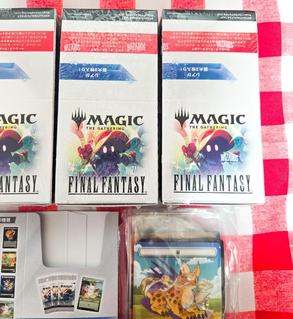 新品未開封 マジックザギャザリング ファイナルファンタジー BOX+プラトークン