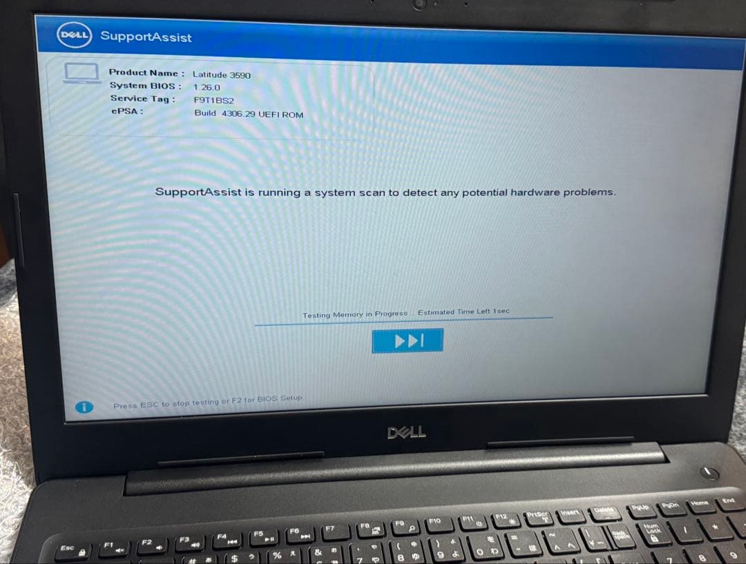 Windowsノート本体 DELL Latitude 3500 8GB SSD:128GB