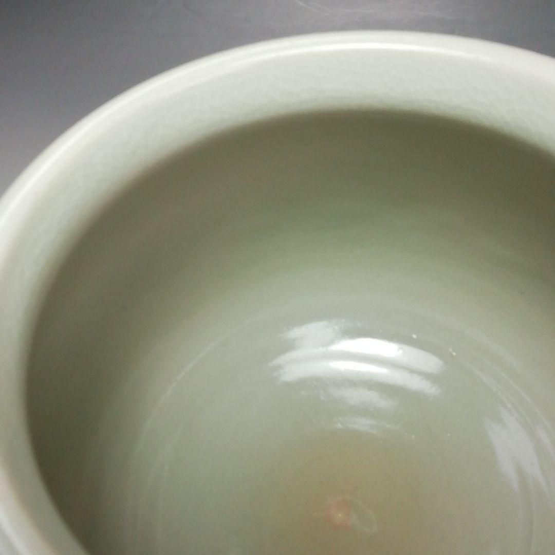 Ｓ６１２　水指　『三嶋芋頭水指』『開田開山造』『礼賓手』　共箱　茶道具