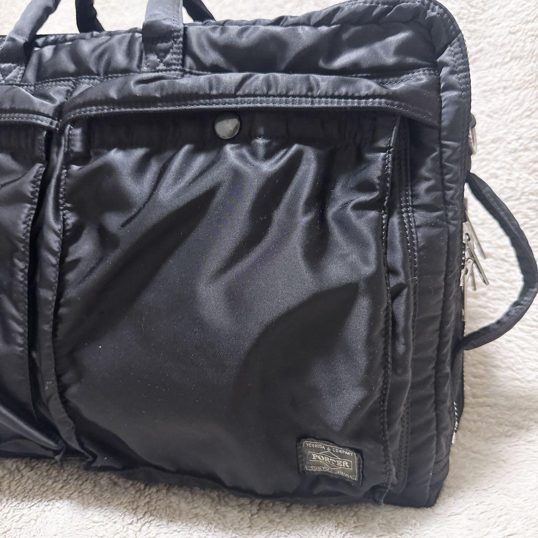 PORTER タンカー 3WAY 2層 ブリーフケース 黒 リュック　ショルダー