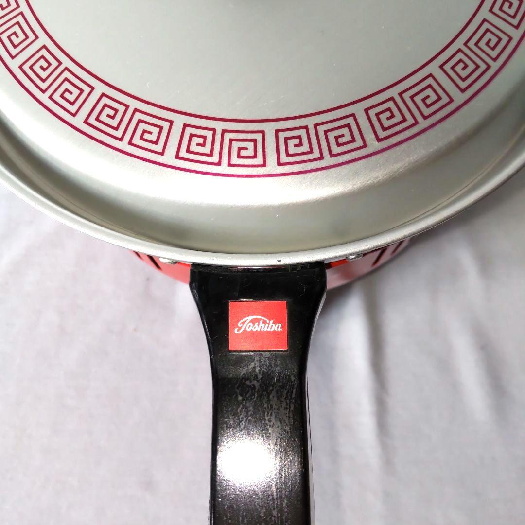 日*9様 電気コンロ　東芝ラーメン鍋　昭和のレア物