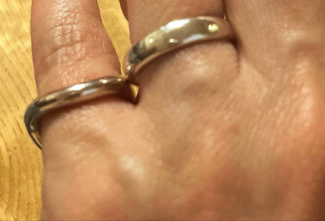 38,000円 アパルトモン購入 シルバー2リングセット