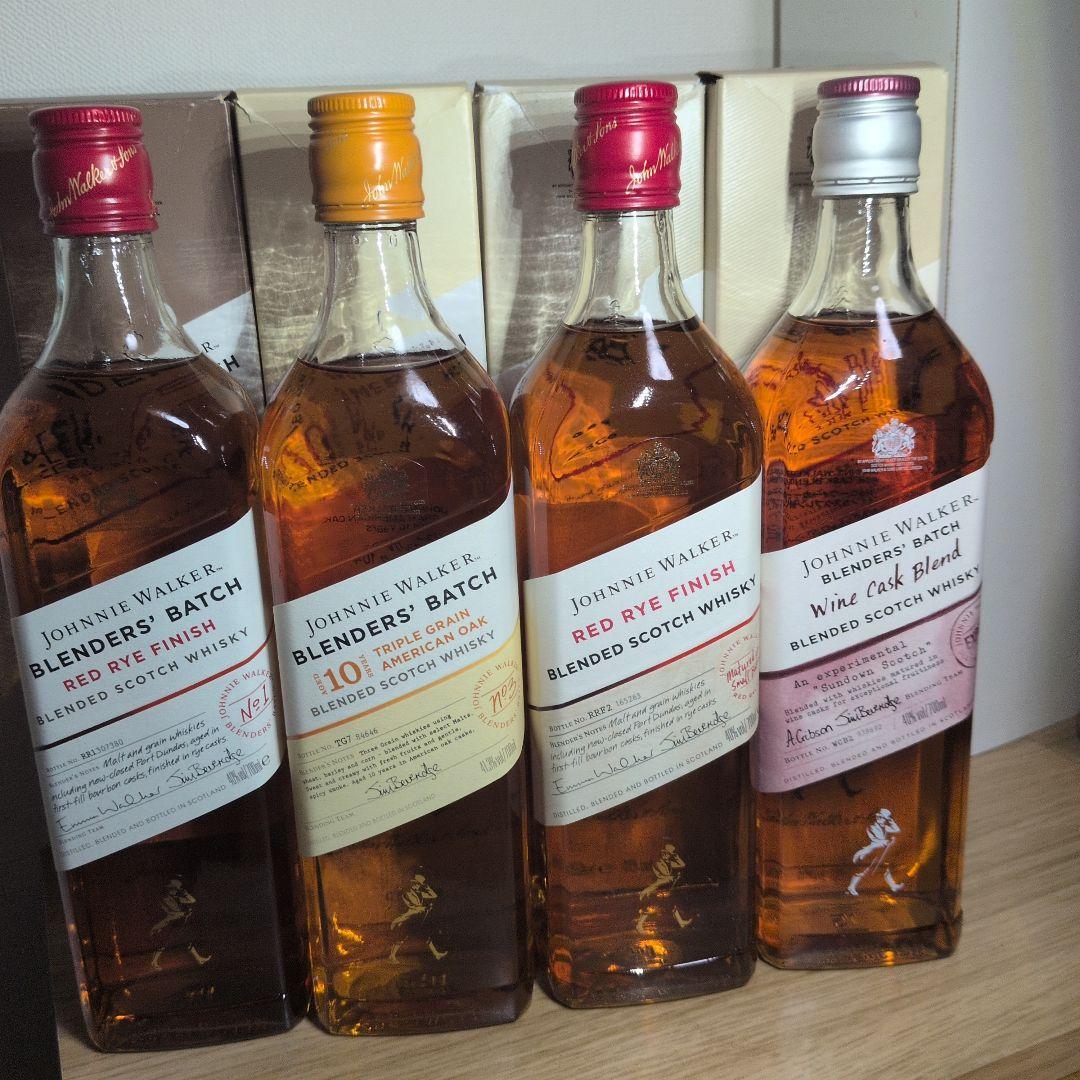Johnnie Walker Blenders' Batch 4本セット