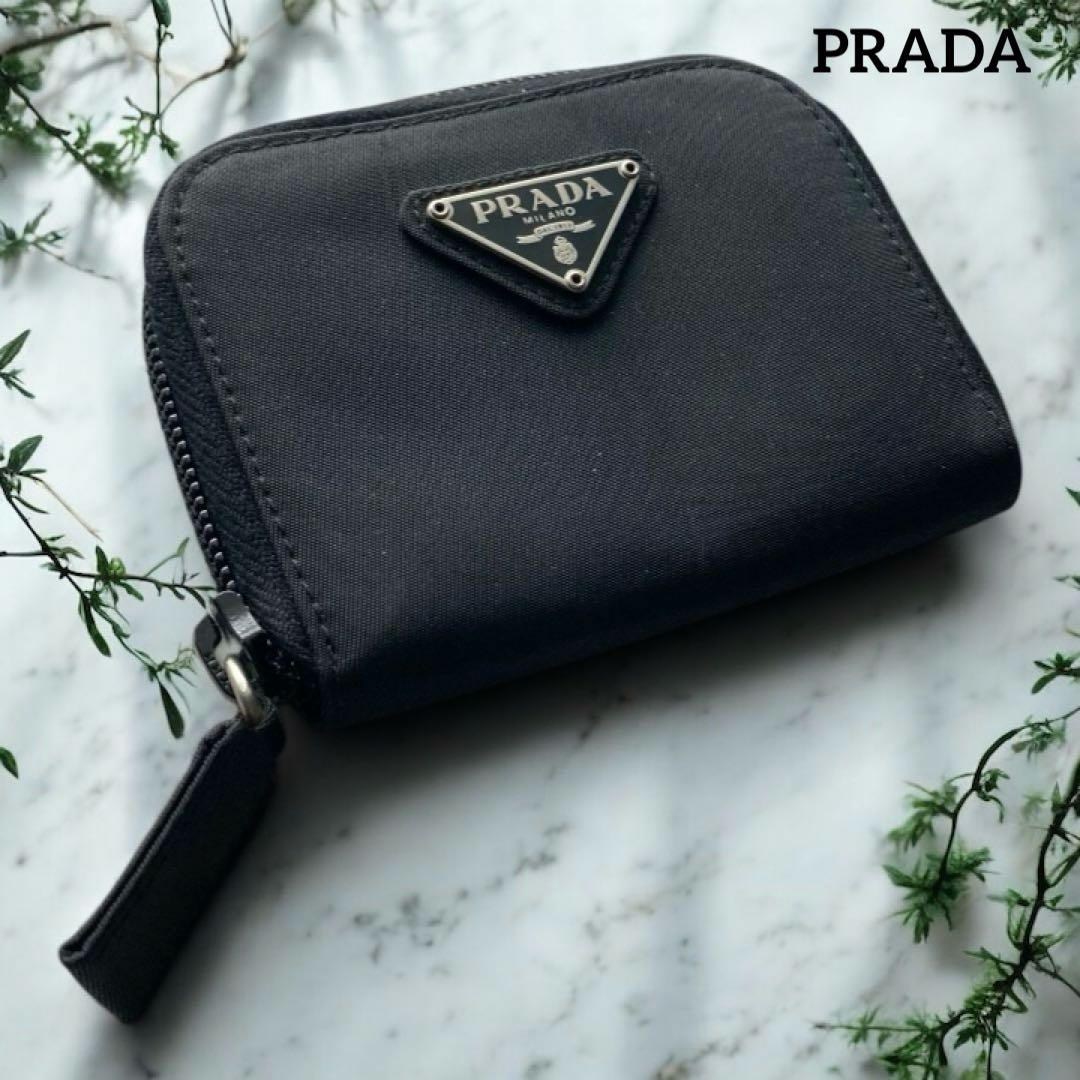 ＊Ｎ＊PRADA プラダ ナイロン ラウンドファスナー ケース