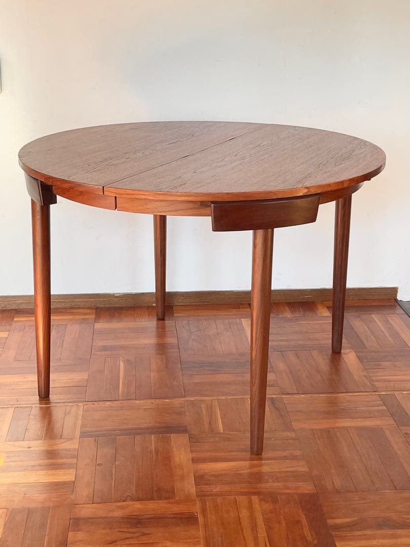 北欧 デンマーク ヴィンテージ ハンスオルセン ラウンド ダイニング テーブル