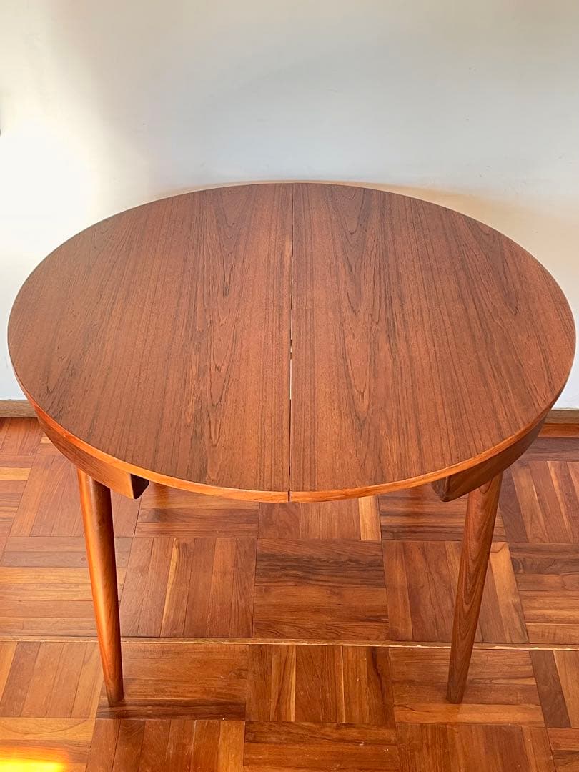 北欧 デンマーク ヴィンテージ ハンスオルセン ラウンド ダイニング テーブル