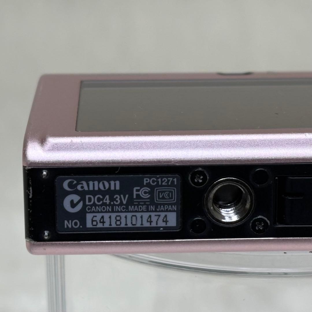 Canon IXY 20IS PC1271 充電器　ピンク　コンデジ　動作品