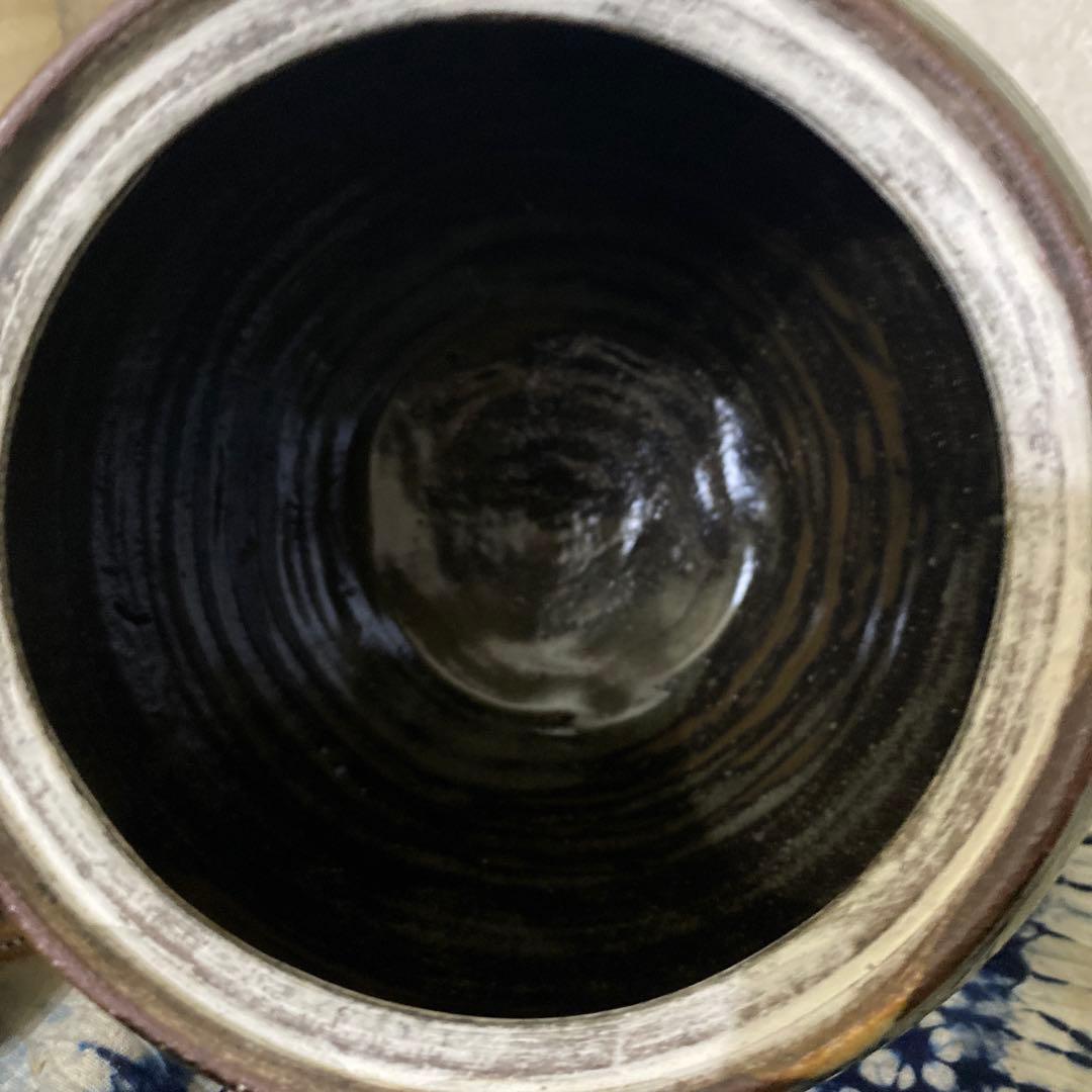 金城次郎　海老魚文水指　茶道具　人間国宝