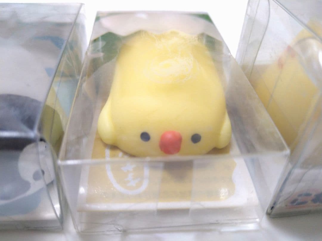 やわらかひよこ？くん　ペンギンさん　とらねこくん　ushihito　スクイーズ