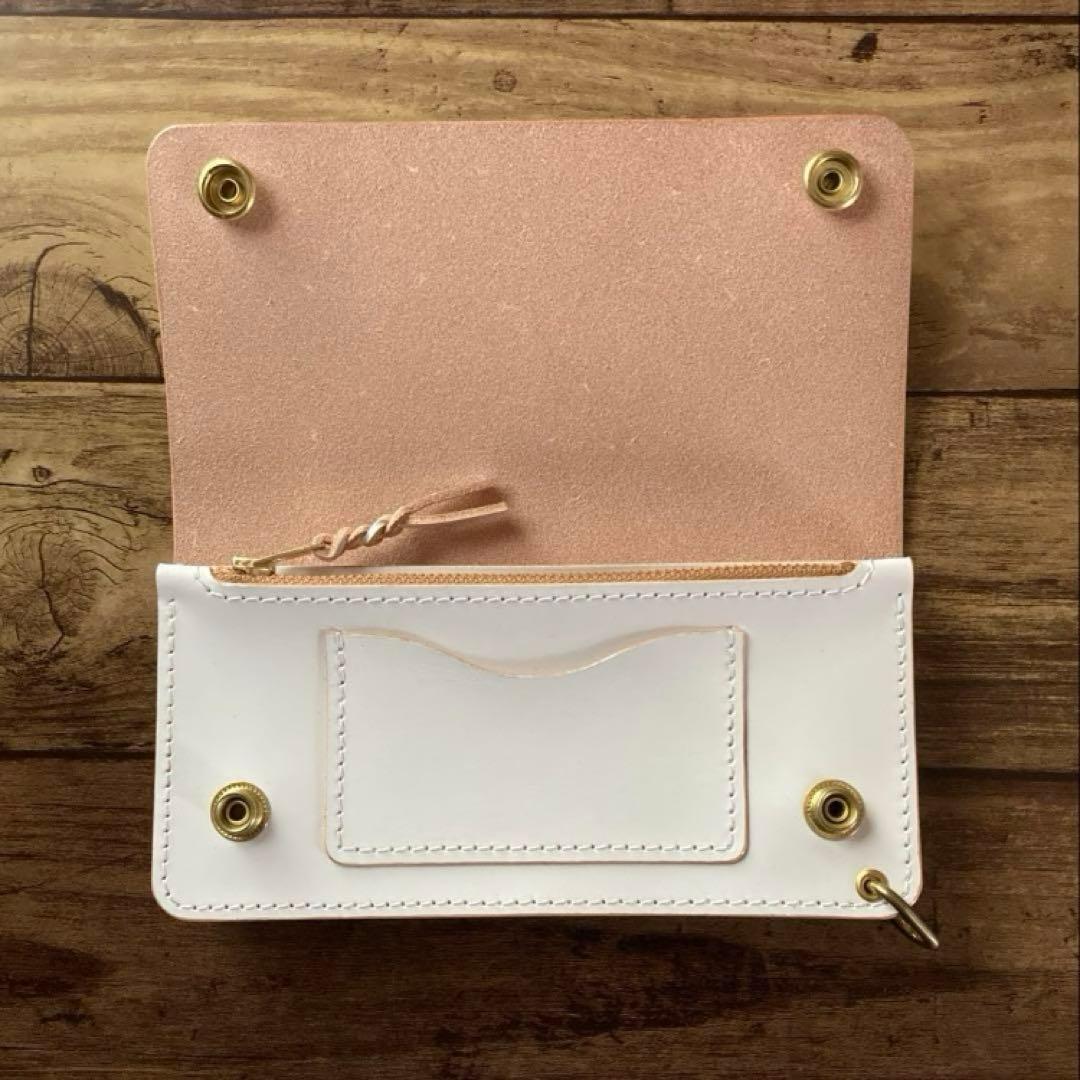 【キノピオ】北米ステアハイド トラッカーウォレット 180（ロング）3層