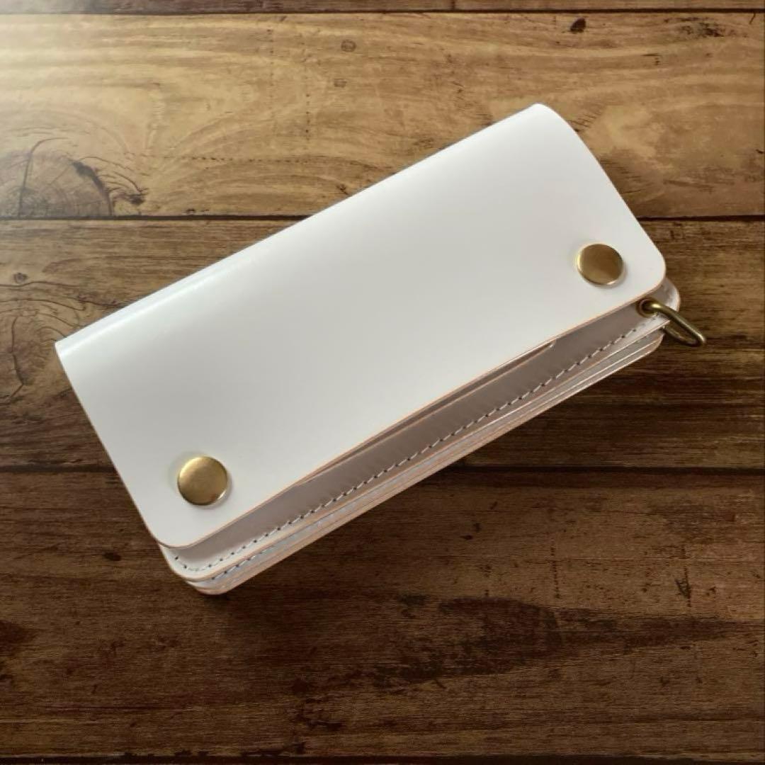 【キノピオ】北米ステアハイド トラッカーウォレット 180（ロング）3層