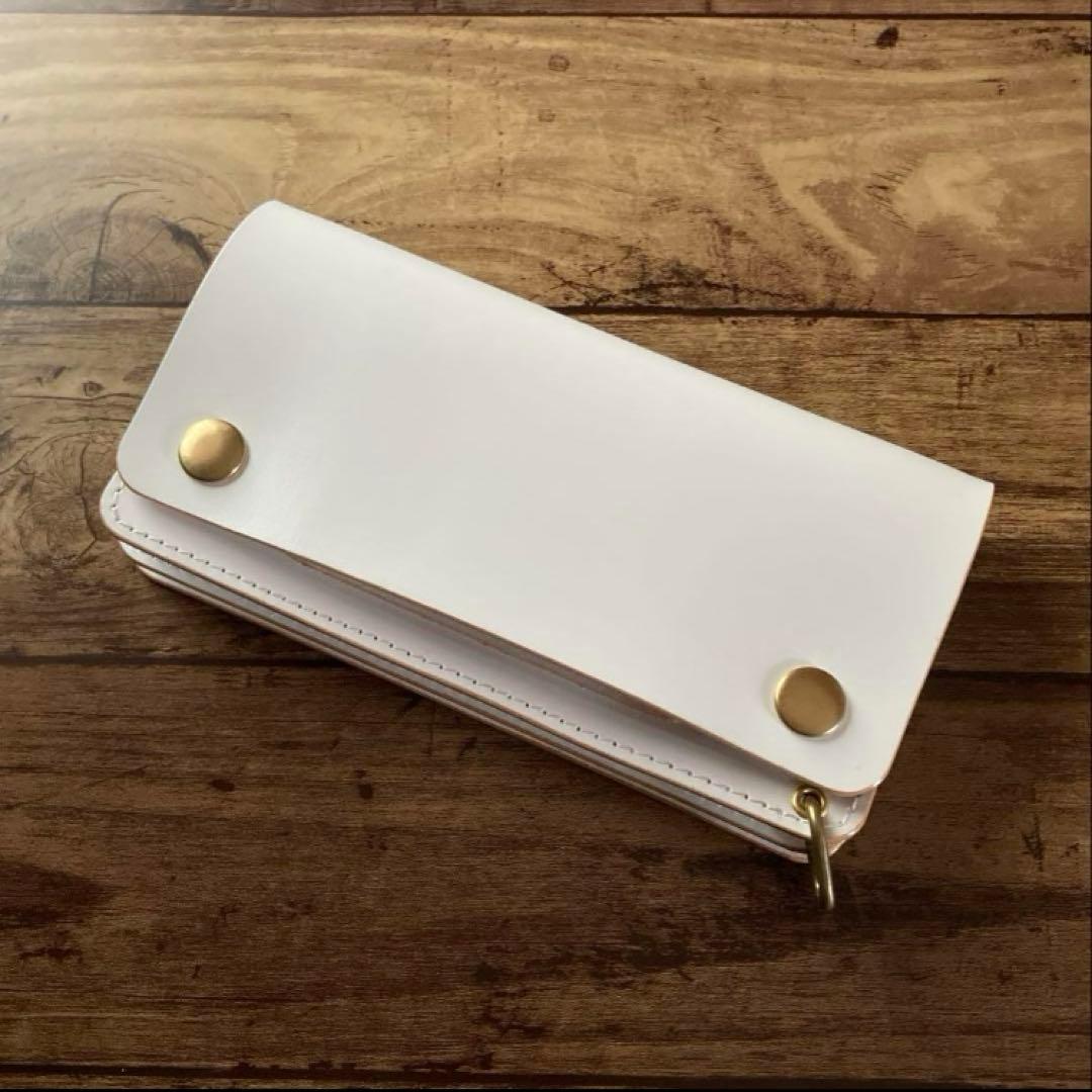 【キノピオ】北米ステアハイド トラッカーウォレット 180（ロング）3層